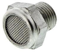 0682-00-10 Legris 0682 Stainless Steel 12bar Pneumatic Silencer, Threaded, G 1/8 Male