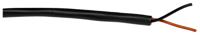 25002-bk005 Alpha Wire XTRA-GUARD 2 Control Cable, 2 Cores, 0.35 mm² 22 AWG, Unscreened, 30 m, Black Polyvinyl Chloride Sheath