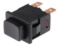 16831101 Marquardt Push Button Switch, Latching, Panel Mount, SPST, 250V ac, IP40