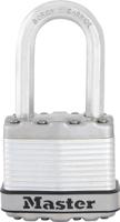 m1kalf Master Lock Key Weatherproof Stainless Steel Padlock, 8mm Shackle, 48mm Body