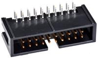 hif3f-20pa-254ds71 Hirose HIF3F Series Right Angle Through Hole PCB Header, 20 Contact(s), 2.54 mm Pitch, 2 Row, Shrouded