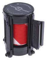 cas-std-d3 Tensator Red & White Retractable Barrier, 2.3m, Red, White Tape