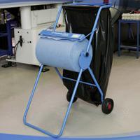 6155 Kimberly Clark Metal Blue Free Standing, Portable Wipe Dispenser, 570mm x 794mm x 164mm