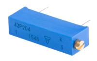 m43p204kb40 Vishay 43P Series 20-Turn Through Hole Trimmer Resistor with Pin Terminations, 200kΩ ±10% 1/2W ±100ppm/°C