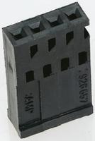 926657-3 TE Connectivity, AMPMODU Female Connector Housing, 2.54mm Pitch, 3 Way, 1 Row