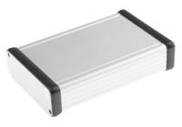 1455j1201 Hammond 1455 Series Silver Anodised Aluminium Handheld Enclosure, , IP54, 120 x 78 x 27mm