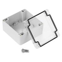 186-2277 RS PRO Grey ABS, Polycarbonate Enclosure, IP67, IK07, 105 x 105 x 60.1mm