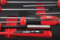833-5947 RS PRO Pozidriv; Slotted Bit Holder & Standard Screwdriver Set, 39-Piece