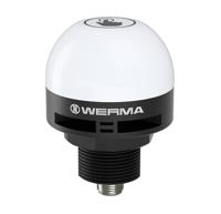 24027055 Werma 240 Series Beacon, 24 V, Built-in Mounting, LED Bulb, IP65, IP69K