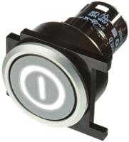61-12000-61-99330-61-9643703 EAO Silver Latching Push Button Head, IP65