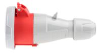 5-554-19 Legrand, P17 Tempra Pro IP66, IP67 Red Cable Mount 3P + N + E Industrial Power Socket, Rated At 32A, 415 V