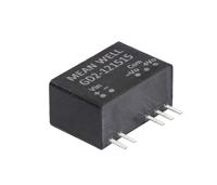 gd2-241515 MEAN WELL GD2 DC-DC Converter, 15/-15V dc/ ±7 → 67mA Output, 21.6 → 26.4 V dc Input, 2W, Surface Mount,