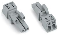 890-242 WAGO 890 Series Female Lighting Connector, 2-Pole, Female, 2-Way, Plug-In Mount, 16A, IP20, IP40