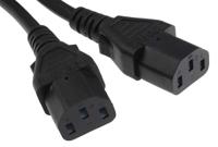 615-1176 RS PRO IEC C13 x 2 Socket to CEE 7/7 Plug Power Cord, 2.4m