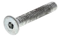 491-5091 RS PRO Bright Zinc Plated Steel Hex Socket Countersunk Screw, DIN 7991, M4 x 25mm