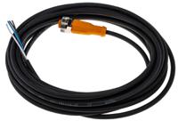 evc002 ifm electronic Female 4 way M12 to Unterminated Free End Sensor Actuator Cable, 5 m