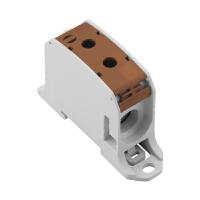 2502680000 Weidmüller WPD Series Brown, 95mm², 1-Level, Screw Termination, ATEX, IECEx