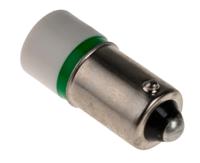 205-757 RS PRO Green LED Indicator Lamp, 230V ac, BA9s Base, 10mm Diameter, 345mcd