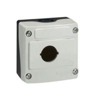 024200 Legrand Grey Plastic Empty Control Station - 1 Hole 22.5mm Diameter