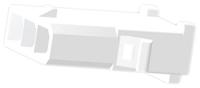 15-31-1021 Molex Male Connector Housing, 4.8mm Pitch, 2 Way, 1 Row