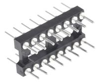 pos-316-s037-99 E-TEC 2.54mm Pitch 16 Way,Through Hole Mount IC Dip Header, Tin