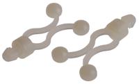 479-598 RS PRO Natural Nylon U-shaped clip, 7.6mm Max. Bundle