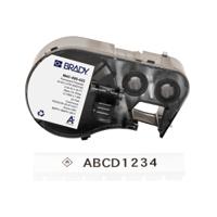 m4c-500-422 Brady B-422 on Black on White Label, 12.70 mm Width