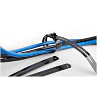 cbmmct StarTech.com Cable Tie, Metal Cable Ties, 225mm x 7 mm, Black Stainless Steel, Pk-50