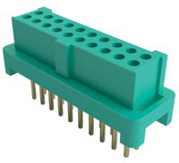 g125-fv11005l0p HARWIN Gecko Series Straight Through Hole Mount PCB Socket, 10-Contact, 2-Row, 1.25mm Pitch, Solder Termination