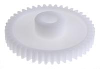 521-7607 RS PRO POM 45 Teeth Spur Gear, 1 Module, 8mm Bore Diam, 45mm Pitch Diam, 16mm Hub Diam