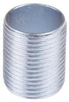 763-9236 RS PRO Nipple, Conduit Fitting, 20mm Nominal Size, Steel, Silver