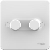 ggbl6022cs Schneider Electric 2 Way 2 Gang Dimmer Switch, 250W