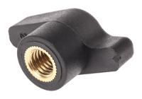 478-478 RS PRO Black Wing Clamping Knob, M10, Threaded Hole