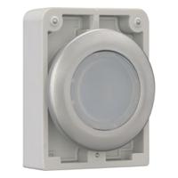 182925-m30c-fdl-w Eaton RMQ Titan M30 Series White Momentary Push Button, 30mm Cutout, IP67