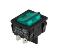 h8653vbnab Arcolectric (Bulgin) Ltd Illuminated DPST, On-Off Rocker Switch Panel Mount