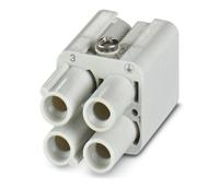 1419897 Phoenix Contact Heavy Duty Power Connector Insert, 40A, Female, HC Series, 3 + PE Contacts