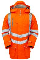 pr499-xl PULSAR PR499 Orange Unisex Hi Vis Winter Jacket, XL