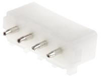 350211-1 TE Connectivity Commercial MATE-N-LOK Series Straight Through Hole PCB Header, 4 Contact(s), 5.08 mm Pitch, 1 Row,