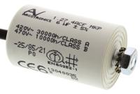 c274acf4600wa0j KEMET C27 Metallised Polypropylene Film Capacitor, 470V ac, ±5%, 6μF, Chassis Mount