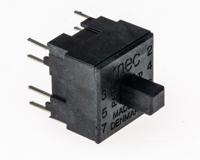 15401 MEC Push Button Switch, Momentary, PCB, DPDT, 120V, IP54