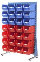 424-5566 RS PRO PP Louvre Panel Storage Unit, 500mm x 1000mm x 2000mm, Blue