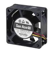 109r0624s401 Sanyo Denki 109R Series Axial Fan, 24 V dc, DC Operation, 39.1m³/h, 1.92W, 80mA Max, 60 x 60 x 25mm