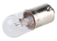 655-9003 RS PRO BA9s Indicator Light, Clear, 6 V, 300 mA, 10000h