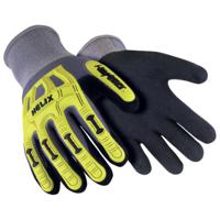 6064205 Hexarmor 1095 Black, Yellow Nylon Work Gloves, Nitrile Coating