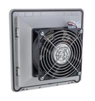 7f2090243100 Finder 7F Series Filter Fan, 24 V dc, DC Operation, 100m³/h Filtered, 100m³/h Unimpeded, IP54, 209 x 209mm