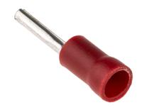 452-631 RS PRO Insulated, Tin Crimp Pin Connector, 0.5mm² to 1.5mm², 22AWG to 16AWG, 1.9mm Pin Diameter, 12mm Pin Length, Red