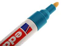 750-010 Edding Blue 2 → 4mm Medium Tip Paint Marker Pen for use with Glass, Metal, Plastic, Wood