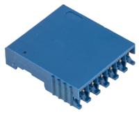 281786-6 TE Connectivity, AMPMODU HE14 Female Connector Housing, 2.54mm Pitch, 6 Way, 1 Row