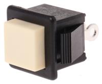 1415nc-white APEM 1400N Series Push Button Switch, Momentary, Panel Mount, SPDT, 250V ac