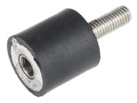 171-2598 RS PRO M8 Anti Vibration Mount, Male to Female Bobbin with 37.62kg Compression Load